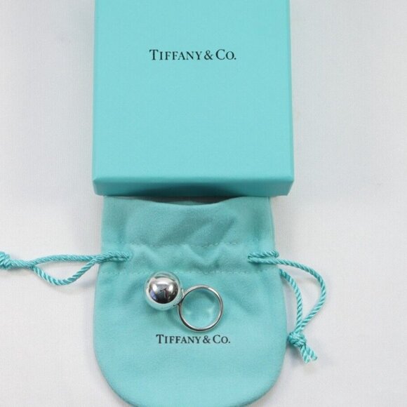 Tiffany & Co., New HardWear Silver Ball Ring - Picture 2 of 3